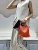 Stylish Irregular Bucket Tote Bag For Women High-end Metal Handle PU Leather Shoulder Crossbody Bags Female Wedding Purse Clutch