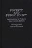 The Poverty and Public Policy : An Analysis of Federal Intervention Efforts Book
