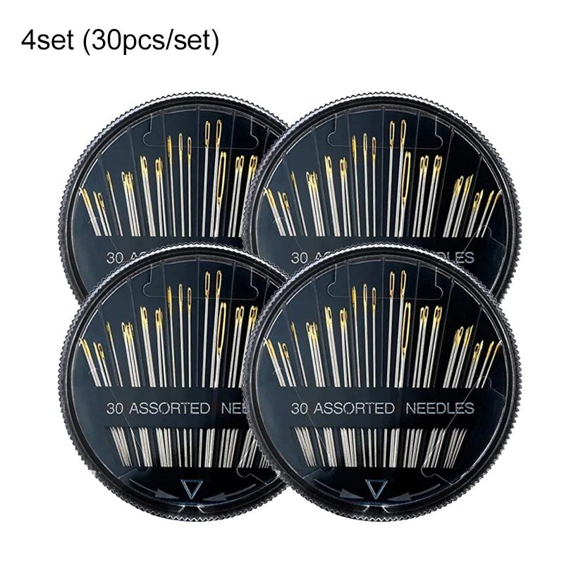 30 Stück/Packung Nähnadeln Sortiertes Nadelset für Zuhause Professionelles Nähen Anfänger Basteln Reparatur Zubehör Nadelset TMZ