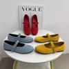 Retro one-word buckle Mary Jane shoes for women to wear new shallow ballet shoes