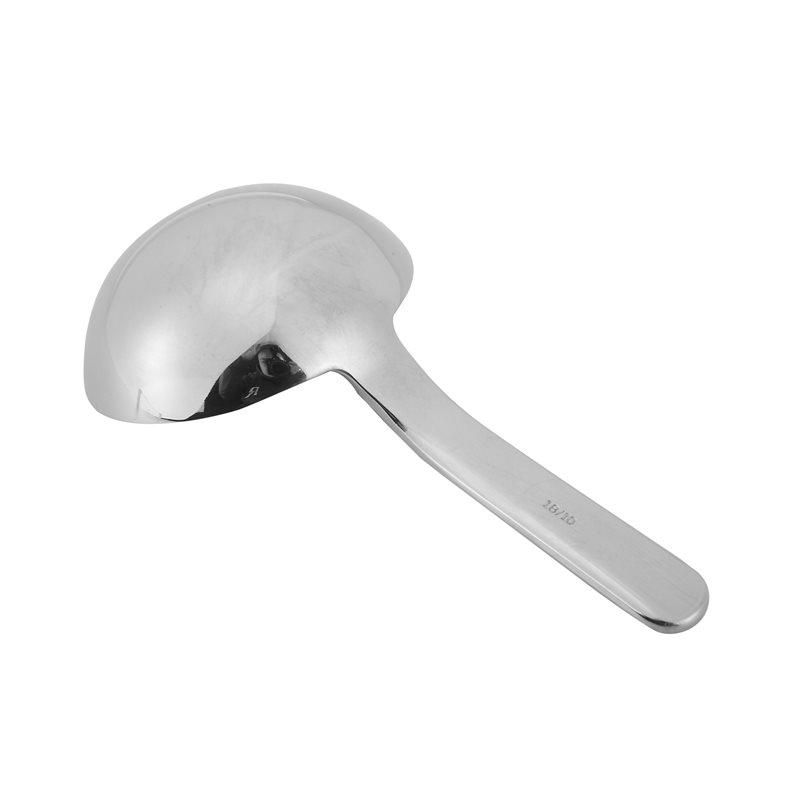 Practical-Stainless Steel Thickened Deep Soup Ladle Short Handle Big Round Head Spoon Drink Soup Ladle Eat Noodle Spoon серебряный