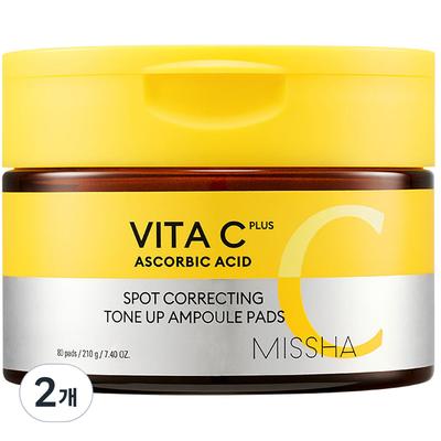 Vita C Plus Blemish C Tone Up Ampoule Pad 210g, 80 Sheets, 2 Units