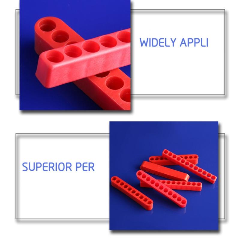 5 Pieces 12 Holes Hex Bit Organiser Screwdriver Bit Holder Plastic 1/4 Inch Hex Shank Drill Bit Storage for Case