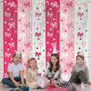 2M Merry Christmas Party Background Christmas Decoration Foil Fringe Curtain Sequin Photo Backdrop Wall Curtain Red Green White
