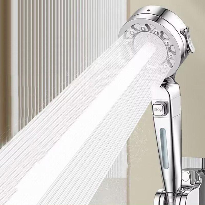Upgraded 4-Speed Multi-Function Boost Filter Shower Head Bathroom Accessories One-Button Switch Shower