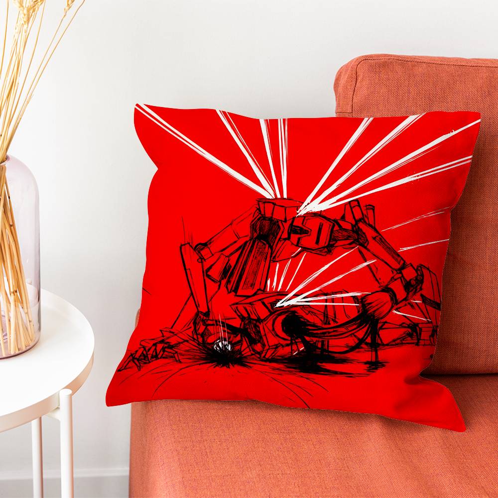 UULTRAKILL Game Pillow Case Plush Fabric Soft DoubleSided Printed Sofa Warm Winter Home Gift Cushion Cover