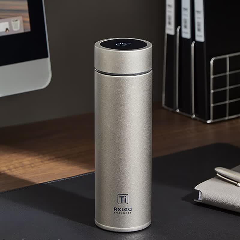 RELEA Men s Pure Titanium Insulated Mug