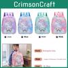 Pattern Unicorn Cartoon Nylon Backpack With Wearresistant Material For School
