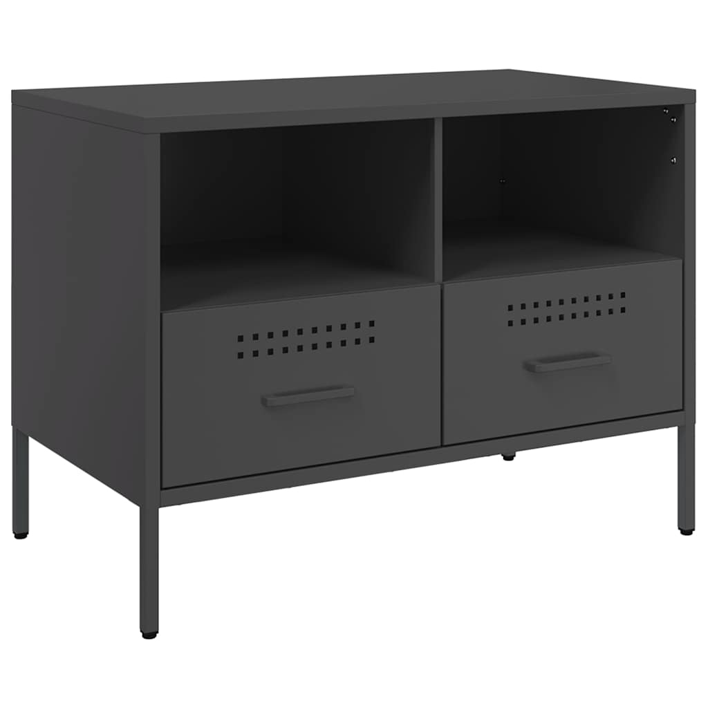 TV Stands 2 Pcs Black 68 X 39 X 50.5 Cm Steel