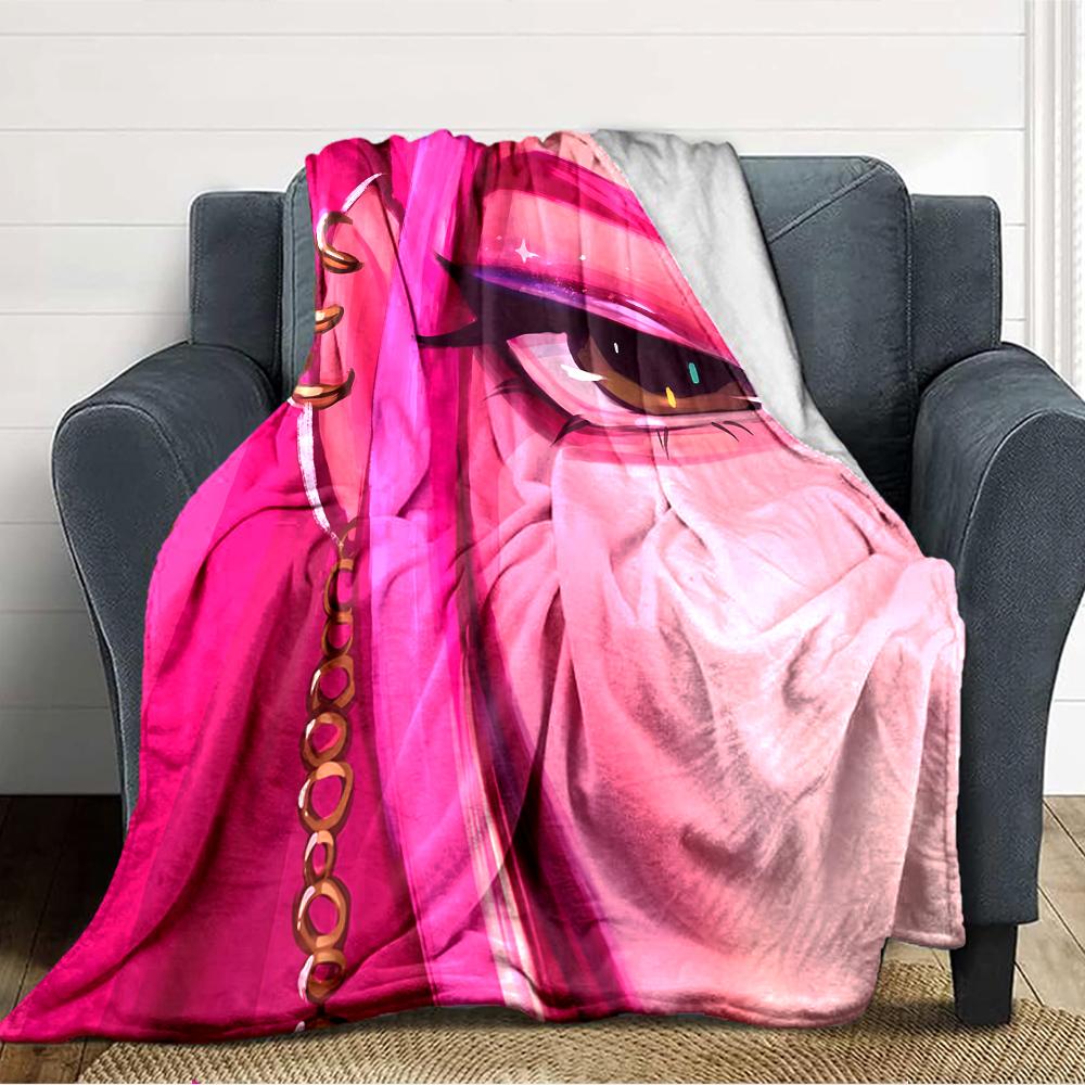 1pc KPop Demon Hunters30 Blanket, Gift, for Men and Women, Soft Blanket, Good for Sofa Bed Couch Travel, Lightweight Flannel Blanket