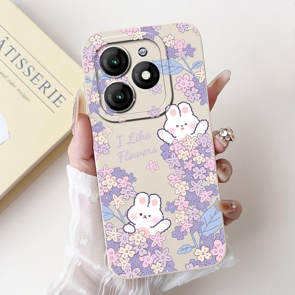 For ITEL A70 Case A665L Luxury Panda Painted Cover Silicone Soft TPU Phone Case For ITEL  A 70 80 A70 A80 ShockProof Back Cover