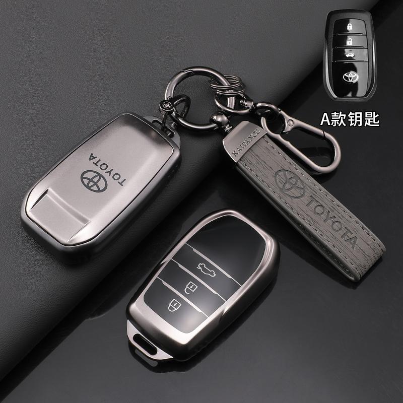 TPU Car Key Case Cover Accessory For Toyota Land Cruiser 200 300 Prado Crown TLK 200 Yaris Cross Hilux Innova Fortuner Camry 55