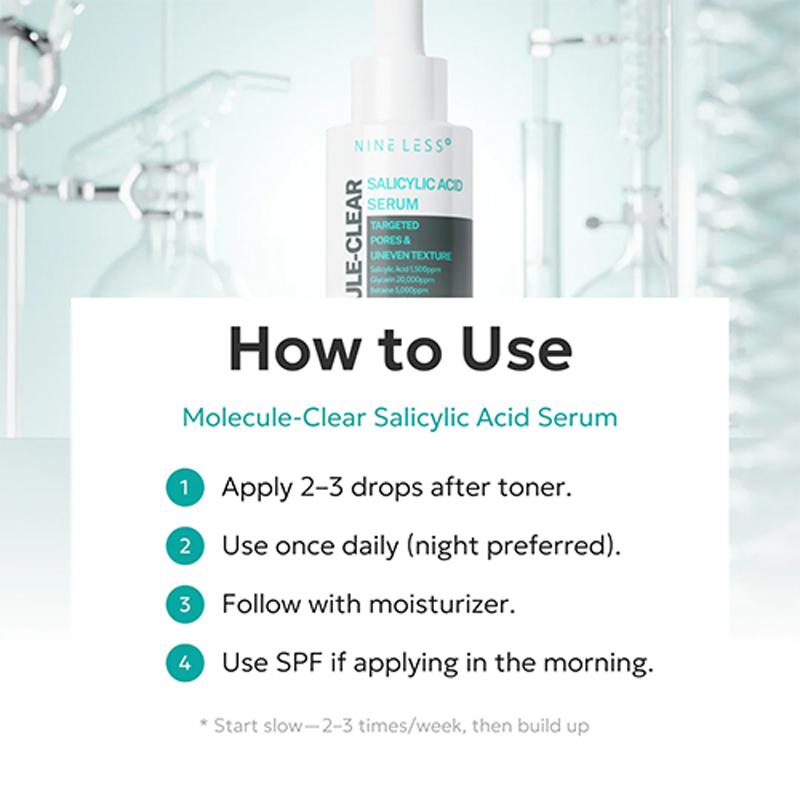 [NINE LESS] Molecule-Clear Salicylic Acid Serum 30ml