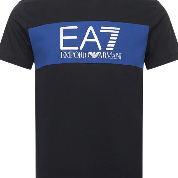 Emporio Armani EA7 Printed Crew Neck Letter Short Sleeve T-Shirt Men Tops 6ZPT20-PJ02Z-1578