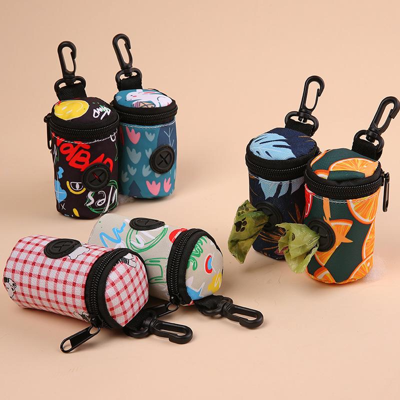 Hot Arrive Colorful Cute Design Luxury Heart Print Dog Poop Bag Holder Dispenser (Not Include Poop Bag And Pet Leashes)