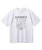 BEMIGHTY Summer Camp Oversized Short Sleeve T-Shirt [Oatmeal] (A Type)