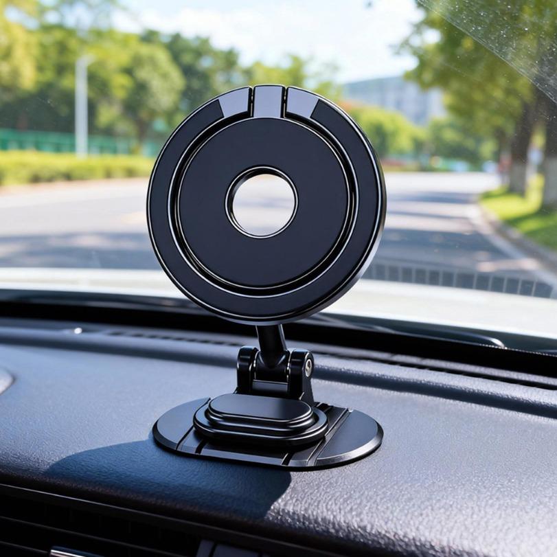 720 Rotation Car Magnetic Phone Holder Stand For Magsafe iPhone 17 16 15 14 13 12 Pro Max Samsung Mount Magnet Cellphone Bracket