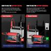 FOXSUR Car Battery Charger 12V 6A FTC-1206 Motorcycle Truck AGM LiFePO4 Lead Acid Batteries Maintainer Digital LCD Display