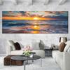 Landschaftsposter, modernes Zuhause, Sonnenuntergang, Strand, Meer, Dekor, Wasserfall, Bilder, Leinwanddrucke, Wandkunst für Wohnzimmer, Nachttischgemälde