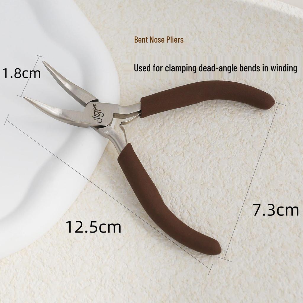 DIY Multifunctional Jewelry Pliers: Pointed Nose, Six-Section Wire Wrap, Double Round, Bead Pressing Pliers