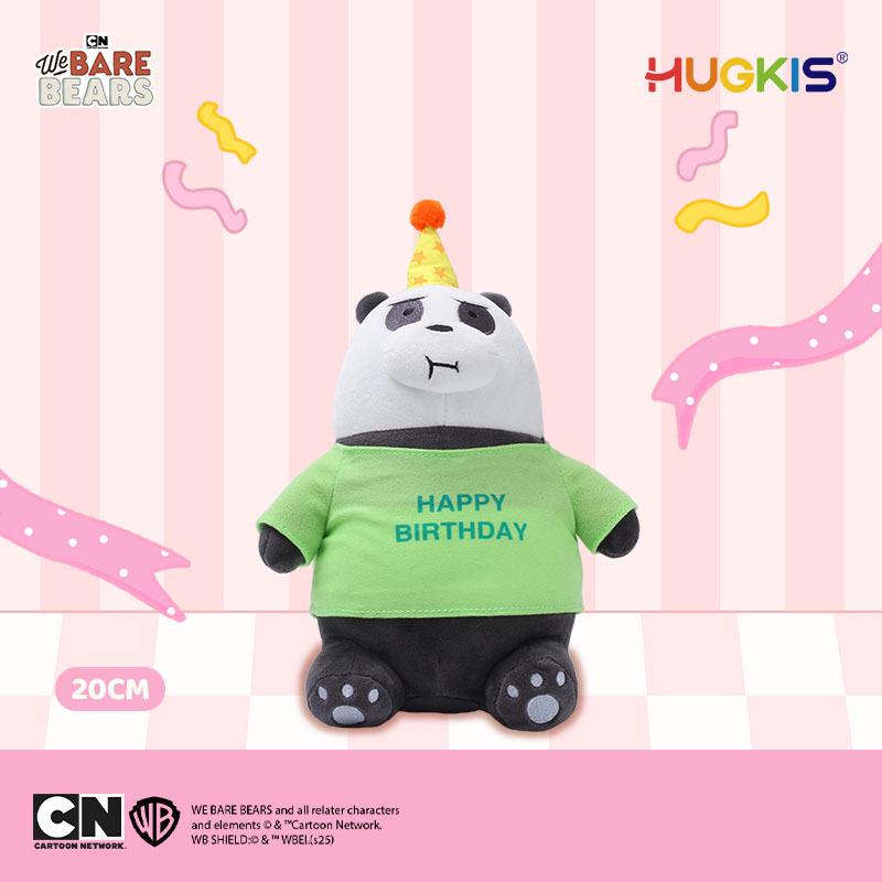 

We Bare Bears Birthday Panda Plush Toy – Creative Gift for Kids Officially Licensed