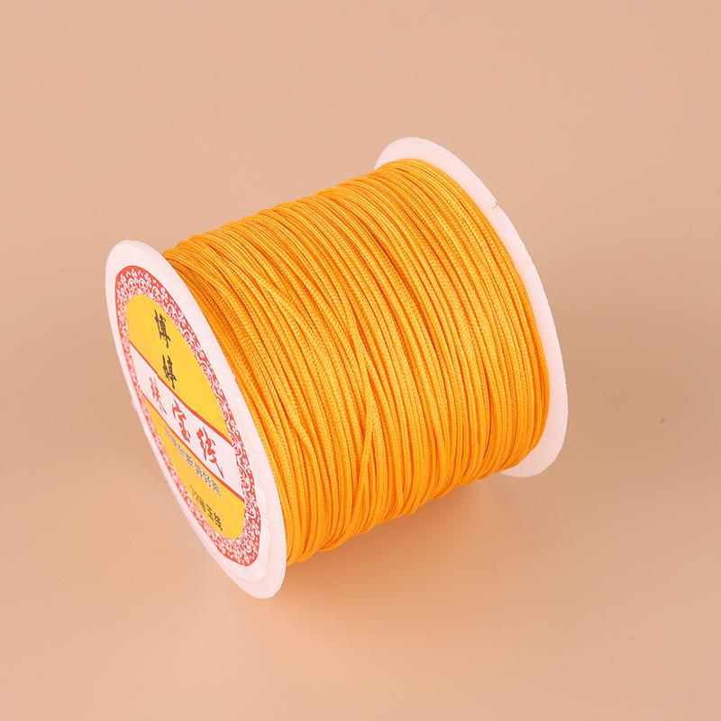 Boting Jade No. 72 0.8mm Nylon Thread for DIY Braided Cord Bracelet Weaving and Pendant Making.