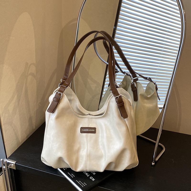 Large Capacity Bag Women's Niche Leopard Print Shoulder Bag Premium Commuter Tote Bag