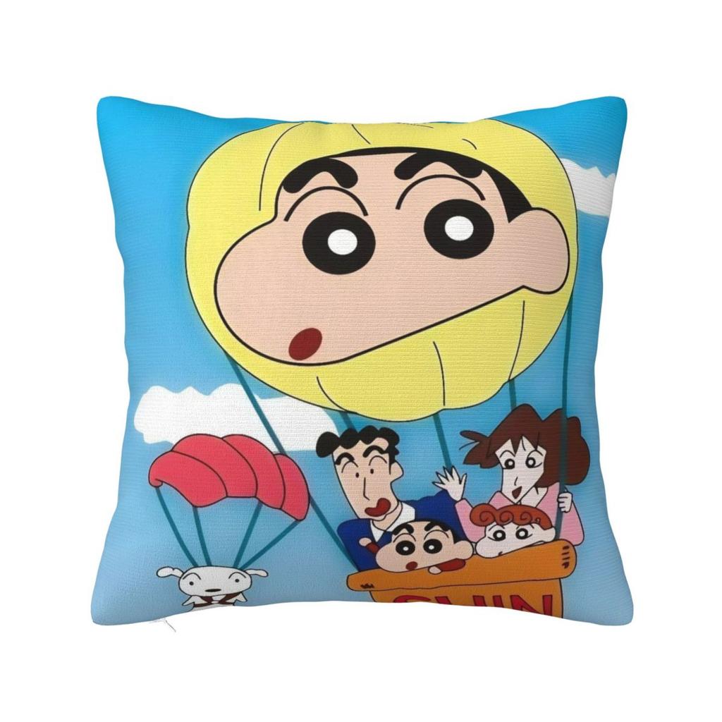 Pillow Cover Crayon Shin-Chans Graphic Cushion Cover Fashion Pillow Case For Sofa Home Decorative Pillowcases