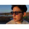SELECT Vidg00468 Black Matte X Purple Polarized Sunglasses [DANG SHADES]