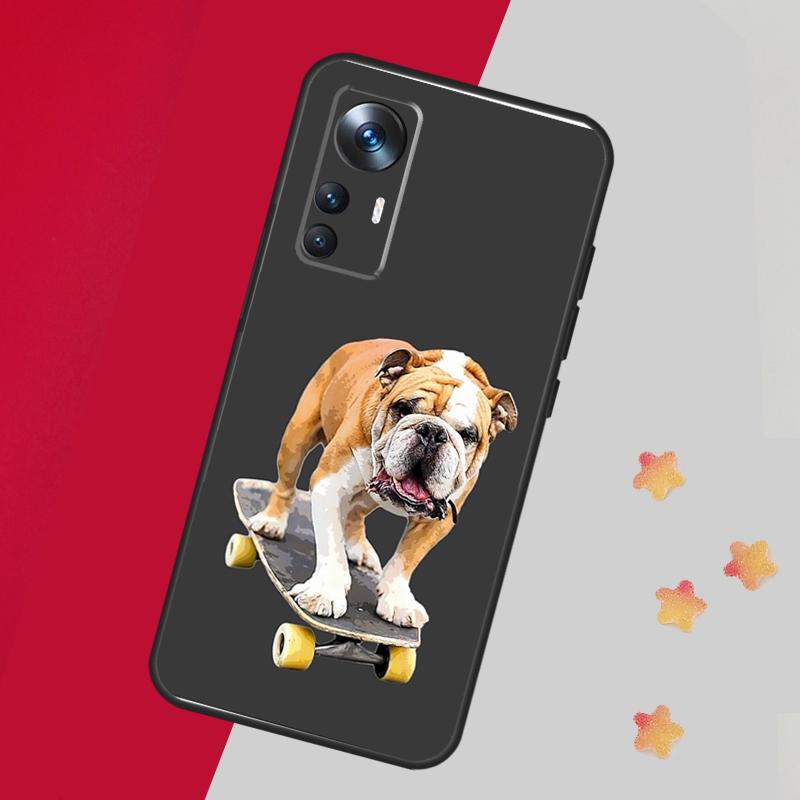 

British Bulldog Case For Xiaomi 14 13 15 Ultra 11T 12T 13T 14T Pro Cover For POCO X7 Pro X3 X5 X6 F5 F6 F7 POCO F5