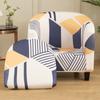 Printed Sofa Cover Stretch Single Seater Armchair Covers Semicircle All Inclusive Club Chair Case for Living Room Hotel Bar