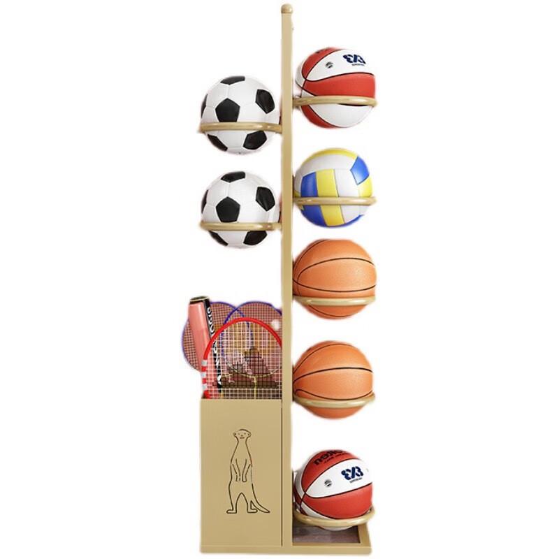 Sports Ball & Racket Storage Rack