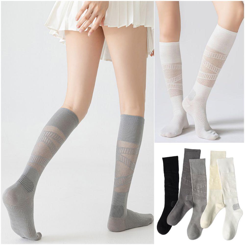 Ultra-thin Pressure Calf Socks Cottoon Mesh Long Socks High Quality Fitness Calf Socks for Women