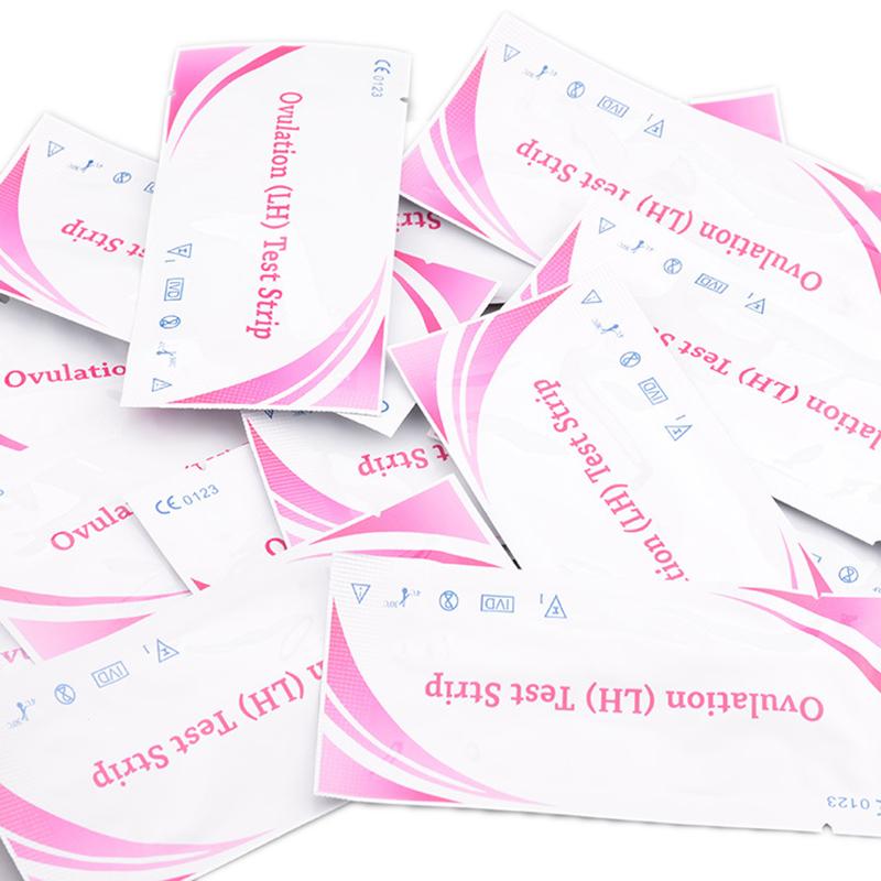 EGENS 20Pcs LH Ovulation Tests Over 99% Accuracy Test Kit Household Strips Urine Test Strips Pregnancy Test First Response