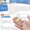 Parking Ticket Windshield Car Glass Convenient Car Storage Transparent for with Adhesive 74mm in Length Holder, 20-Pack, Clip, Holder, Item,