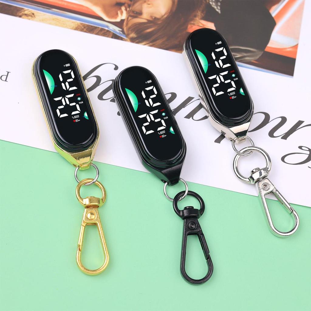 In-Stock Student Exam Touchscreen LED Keychain Watch with Luminous Display