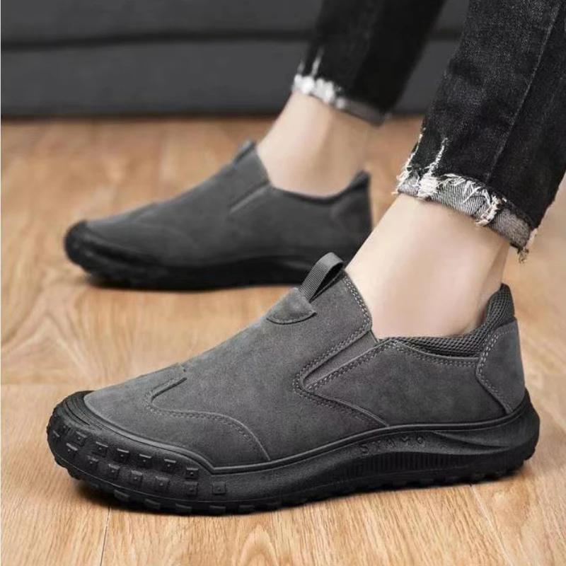 New men Loafers Outdoor waterproof antislip shoes Men Casual Comfort Footwear Male Breathable Walking Sneakers Moccasin