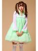 Alice In Wonderland Sky Blue Maid Cosplay Costume