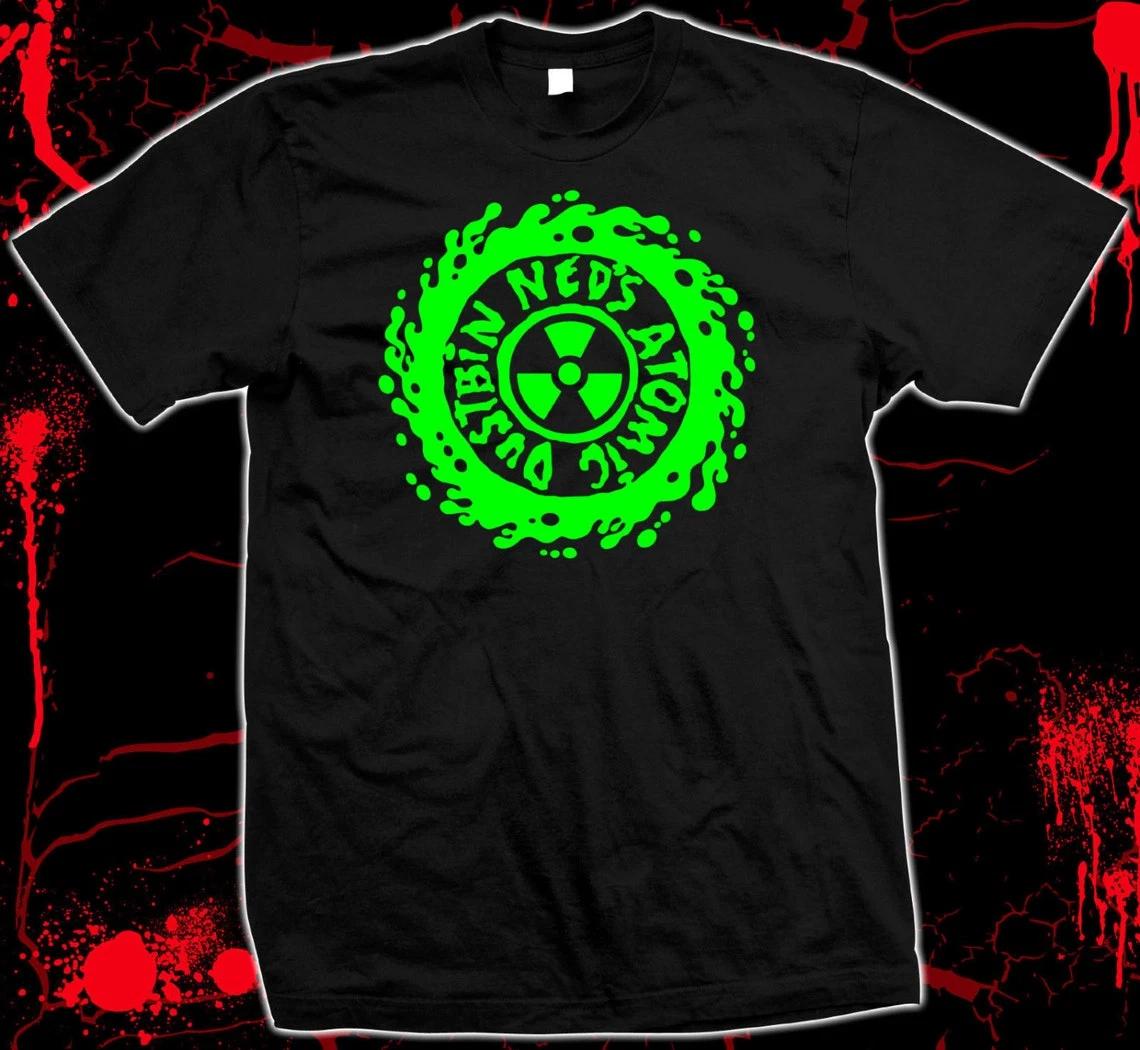 Ned s Atomic Dustbin Shirt- Grebo - 100% cotton Unisex Tee S