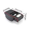 Car Armrest Storage Box, Car Center Console Organizer, Armrest Heightening Cushion With Cup Holder Armrest Storage Organizer Box