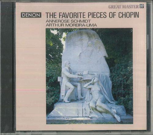 

CD ANNEROSE SCHMIDT ARTHUR MOREIRALI Favorite Pieces of Chopin GES9390 COLUMBIA 1990 Japan Classical Used