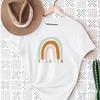 Womens Teach Love Rainbow Mama Graphic TShirt Harajuku Style Aesthetic Rainbow Print Modal Dress Casual Top for Women Cartoon
