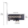 Bracket Included M.2 NGFF Adapter 2230 2242 2260 2280 PCIe Adapter Card NVME To PCIe  Desktop PC