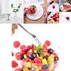 Talheres de Mesa Ocidentais de Aço Inoxidável Garfos de Frutas Pequenos Elegantes Utensílios para Lanches Bolos Sobremesas