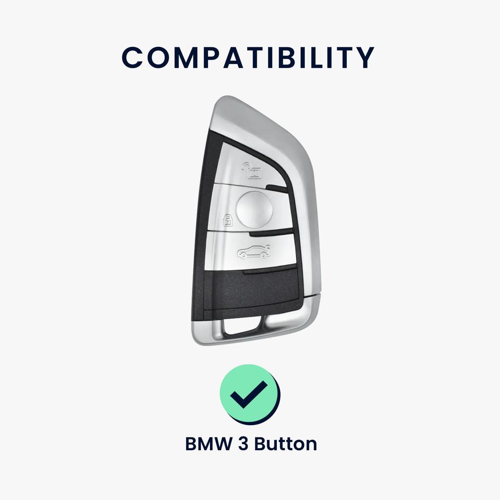 kwmobile Key Cover for BMW 3-Button Car Key Smart Key Case - Protective Case
