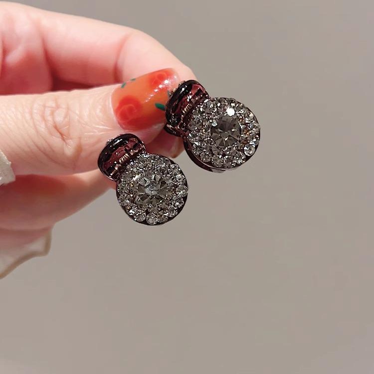 Sparkly Rhinestone Mini Claw Clip for Korean Style Wispy Bangs