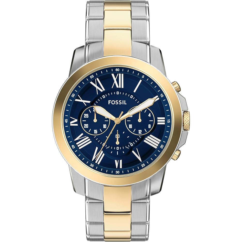 Fossil Grant FS6132 Men s Multicolor Watch Analog Design Water Resistant 50m