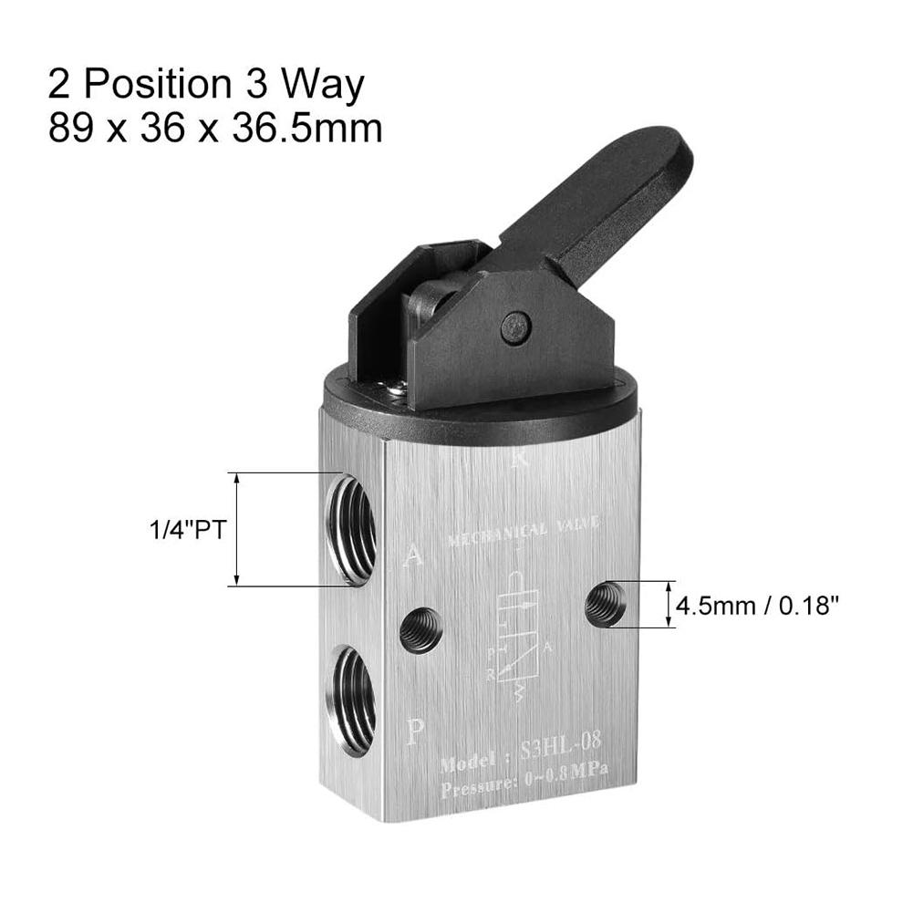 Air Control Valve Manual Valve Industrial Machinery 0 60 Aluminum Valve Body With Insulation Extension Control