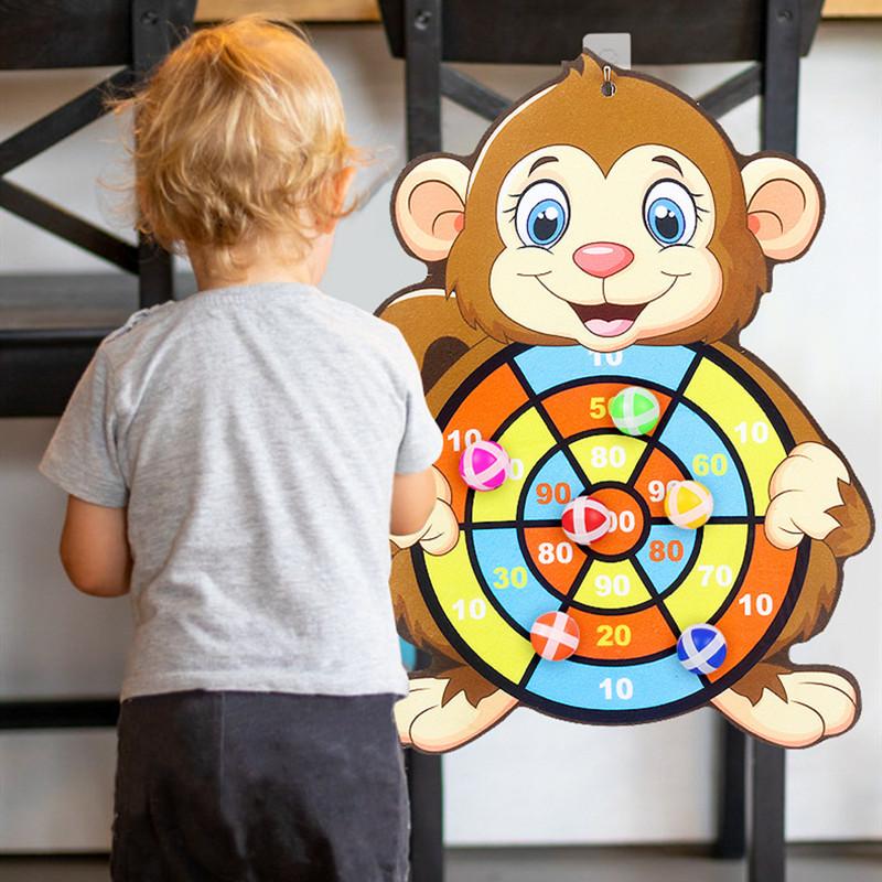 Children Goal Sticky Ball Darts Creative Throwing Party Outdoor Sports Indoor Cloth Toys Kids Educational Games Christmas Gifts