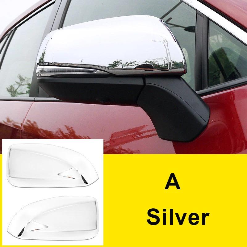 For Toyota RAV4 XA50      2024 ABS Carbon Car Rearview Mirror Side Cover Shell Trim Molding Accessories